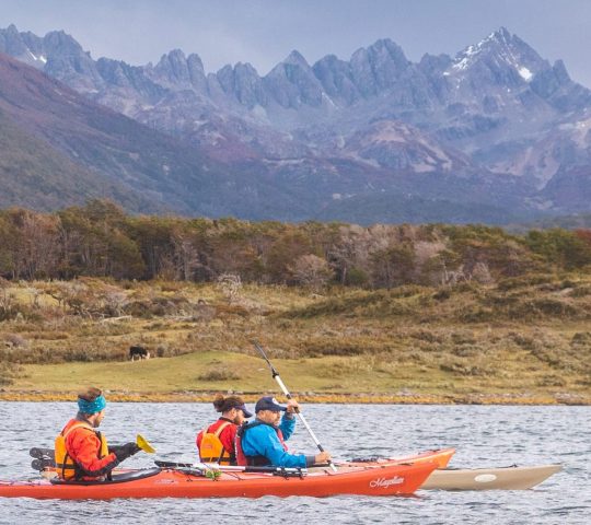 Kayak en Canal Beagle